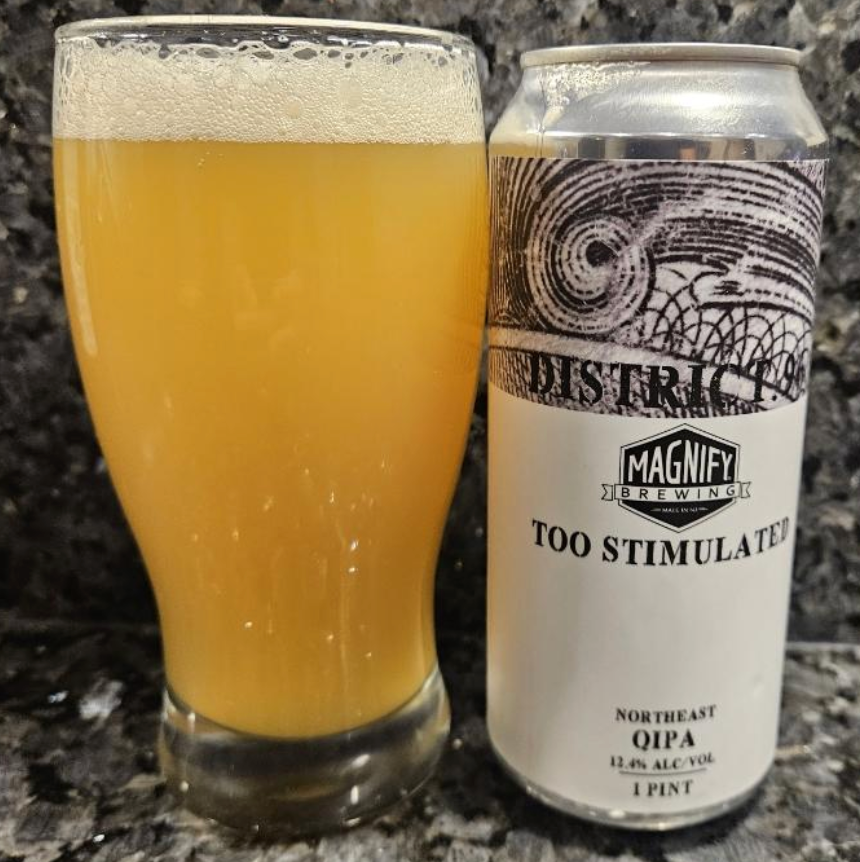 District 96 Beer Factory x Magnify Brewing – Too Stimulated