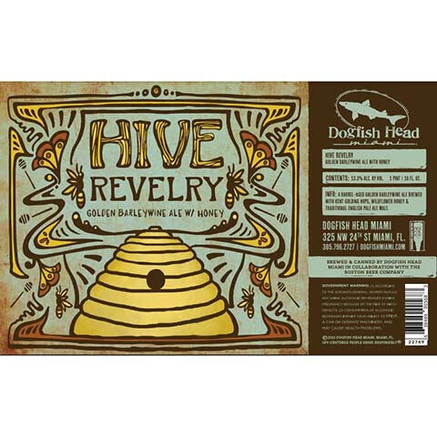 Dogfish Head Hive Revelry Golden Barleywine Ale