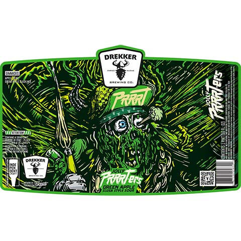 Drekker Jolly PRRRTers Green Apple Slush