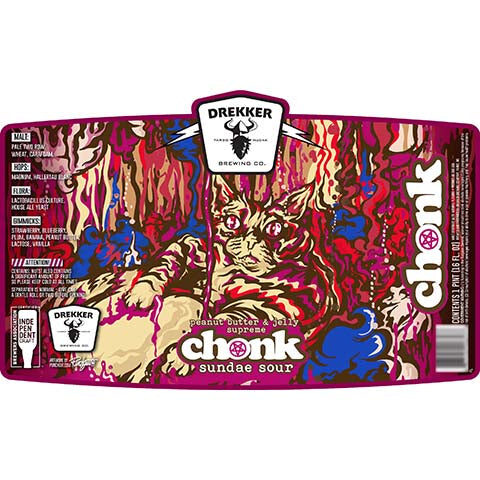Drekker Peanut Butter & Jelly Supreme Chonk Sundae