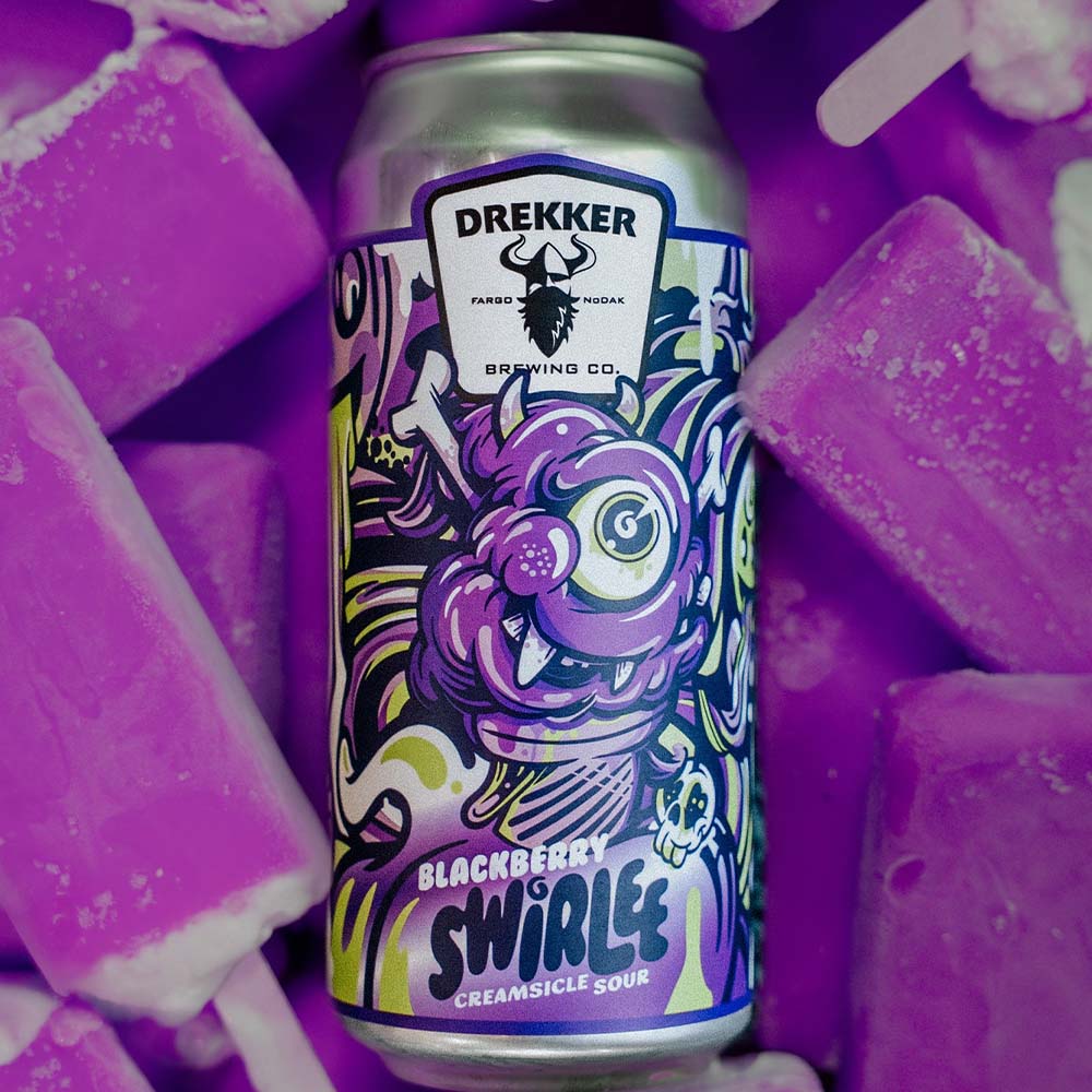 Swirlee: Blackberry Creamsicle