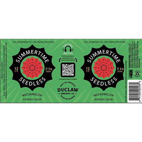 Duclaw Summertime Seedless