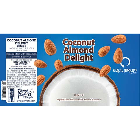Equilibrium Coconut Almond Delight Batch 2