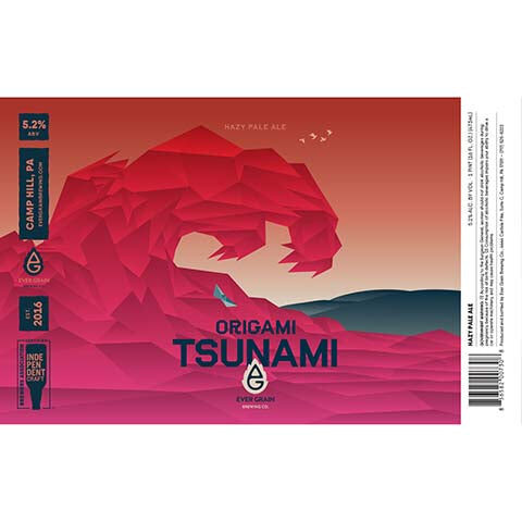 Ever Grain Origami Tsunami Hazy