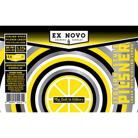 Ex Novo The Zest Is History