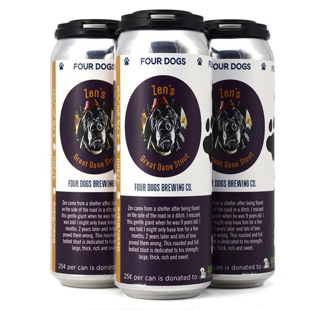 Four Dogs Brewing Co. Zen’s Great Dane Stout DISC