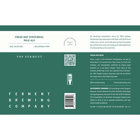 Ferment Fresh Hop Centennial