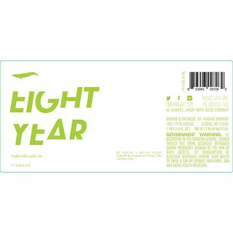 Finback Eight Year