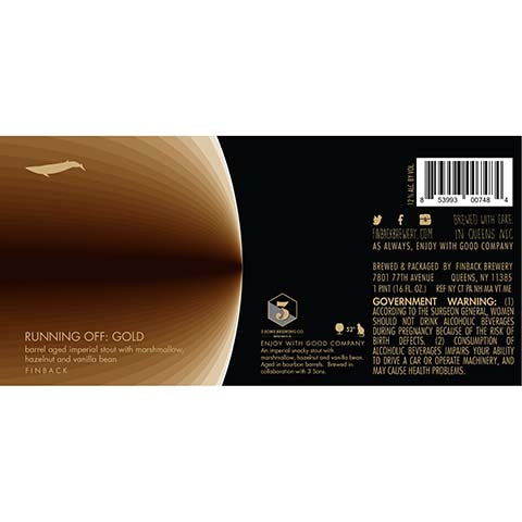 Finback Running Off: Gold