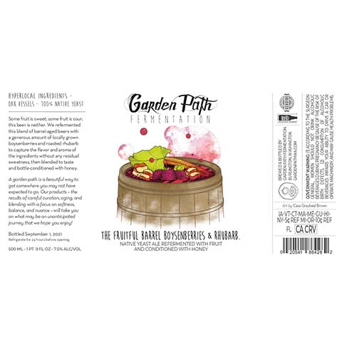 The Fruitful Barrel Boysenberries & Rhubarb