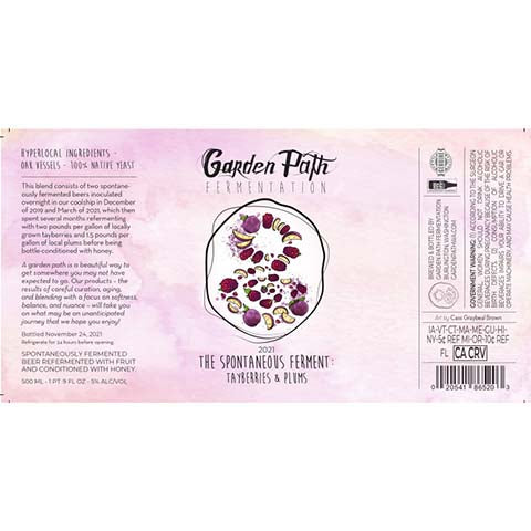 The Spontaneous Ferment: Tayberries & Plums