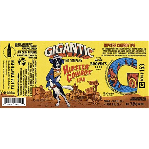 Gigantic Hipster Cowboy