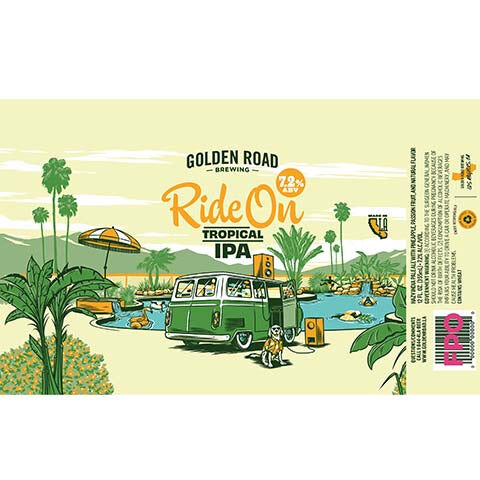 Golden Road Ride On Tropical