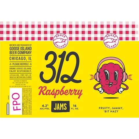 312 Raspberry Jams Wheat Ale