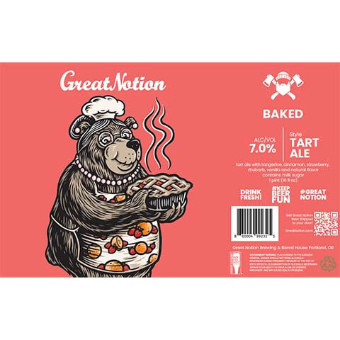 Great Notion Baked Tangerine Cinnamon Strawberry Rhubarb
