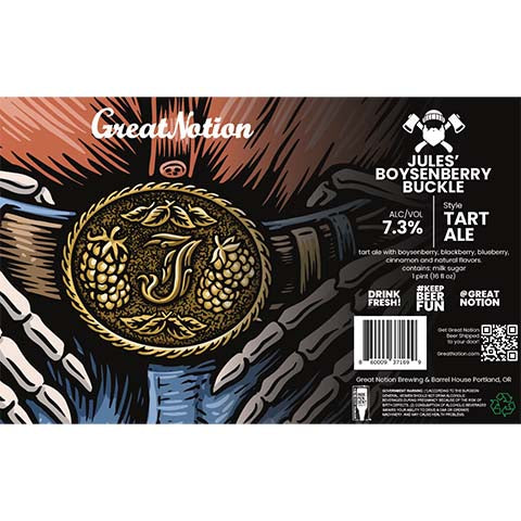 Great Notion Jules' Boysenberry Buckle