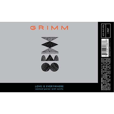 Grimm Love is Everywhere Oatmeal