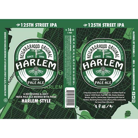 Harlem 125th Street Neighborhood Original