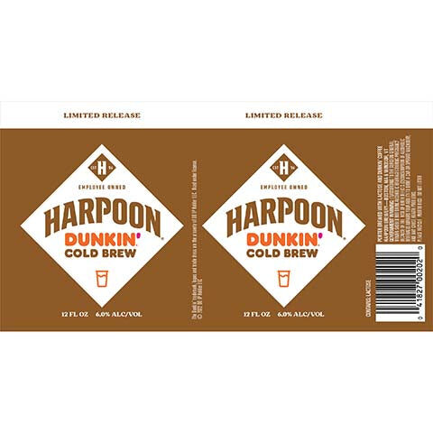 Harpoon Dunkin' Cold Brew