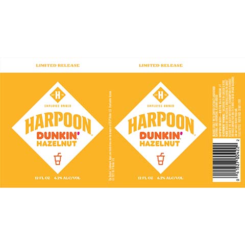 Harpoon Dunkin' Hazelnut