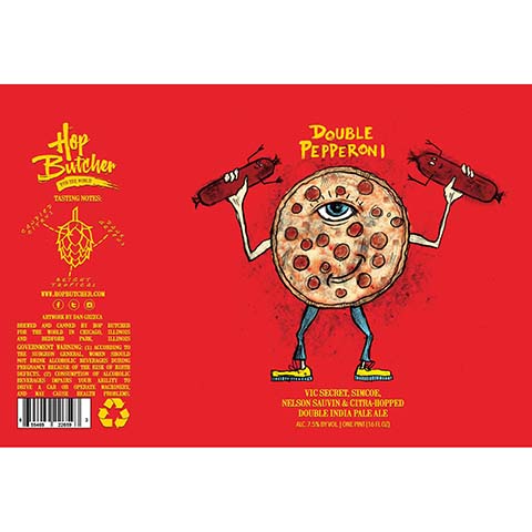 Hop Butcher Double Pepperoni