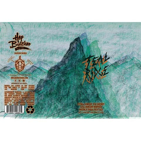 Hop Butcher Teal Ridge
