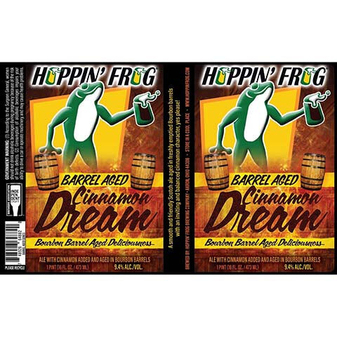 Hoppin' Frog Barrel Aged Cinnamon Dream