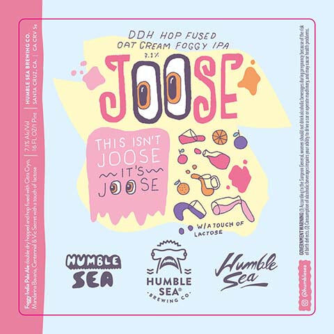 Humble Sea Joose DDH Hop Fused Oat Cream Foggy