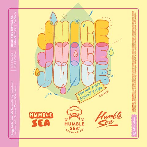Humble Sea Juice Juice Juice DDH Hop Fused Foggy