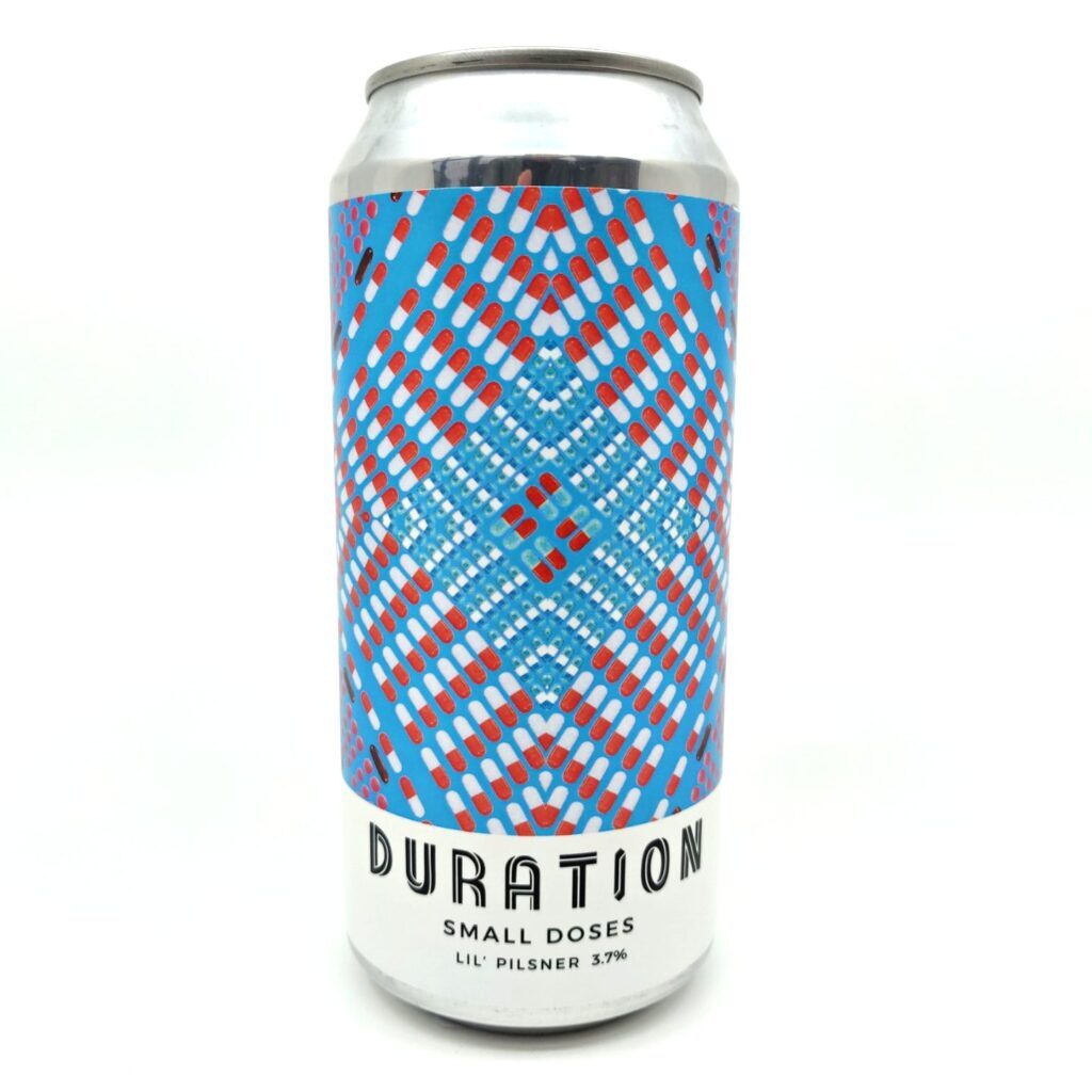 Duration Small Doses Lil’ Pilsner 3.7%
