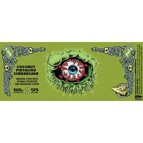 Imprint Beer Coconut Pistachio Cheesecake