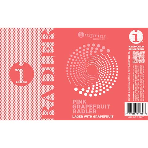 Imprint Beer Pink Grapefruit Radler