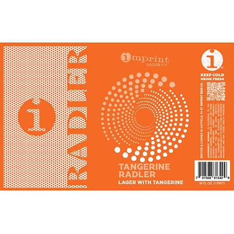 Imprint Beer Tangerine Radler