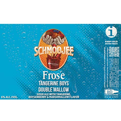 Imprint Schmoojee Frose Tangerine Boys Double Mallow Sour Ale