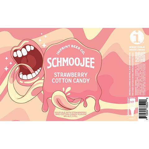 Imprint Schmoojee Strawberry Cotton Candy Sour Ale