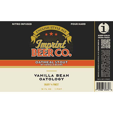 Imprint Vanilla Bean Oatology