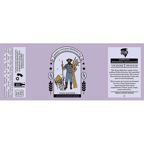 Jersey Cyclone Royal Maltster 4 Year Anniversary Edition