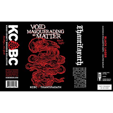 Void Masquerading as Matter Black