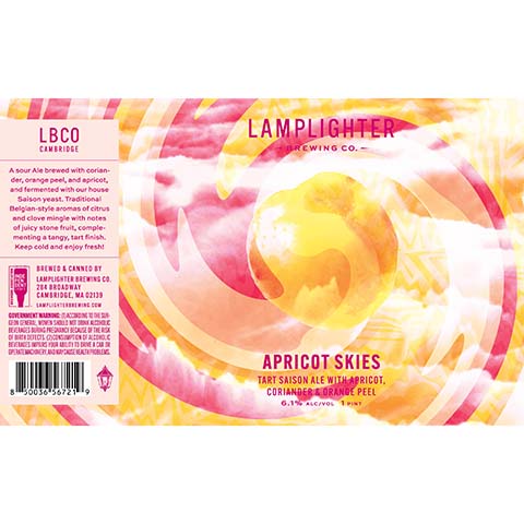 Lamplighter Apricot Skies Tart Saison Ale