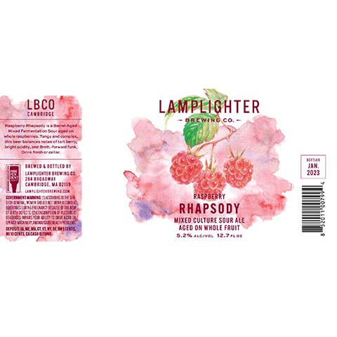 Lamplighter Raspberry Rhapsody Sour Ale