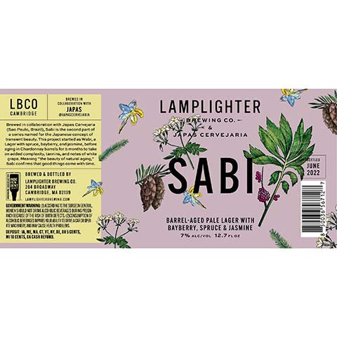 Lamplighter Sabi Barrel Aged Pale