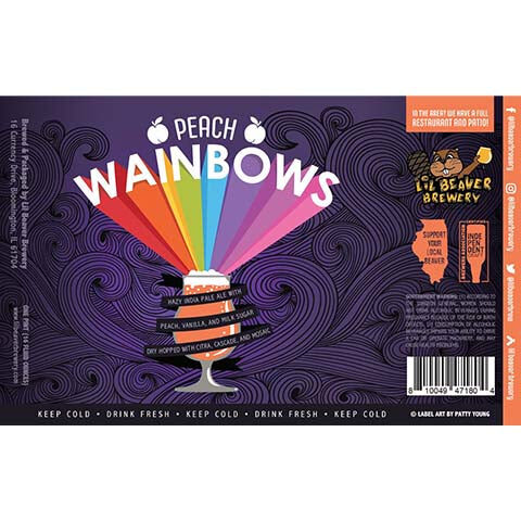 Lil Beaver Peach Wainbows
