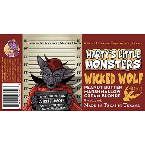 Martin House Marty's Little Monsters Wicked Wolf Cream