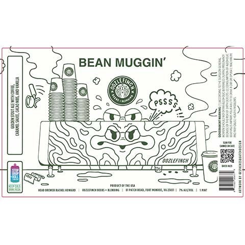 Oozlefinch Bean Muggin' Golden Stout Ale