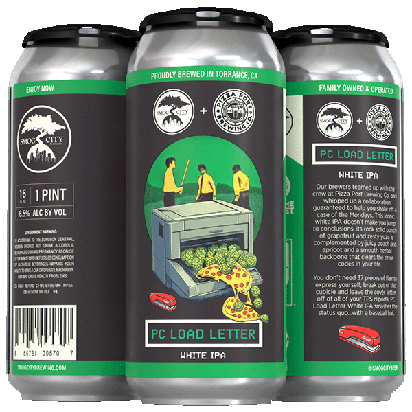 Smog City PC Load Letter White IPA / ピーシー ロード レター
