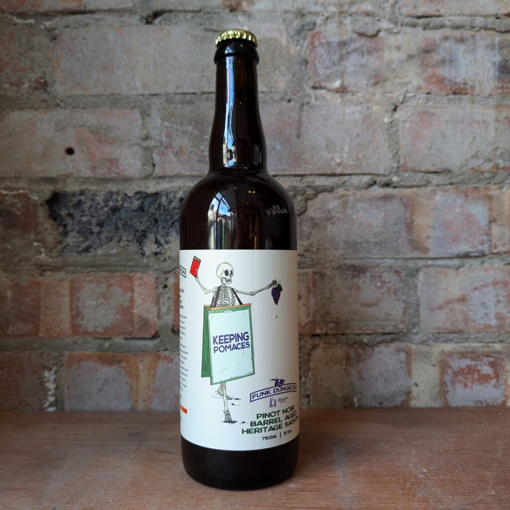 Funk Dungeon Keeping Pomaces Pinot Noir BA Heritage Saison 5.9%