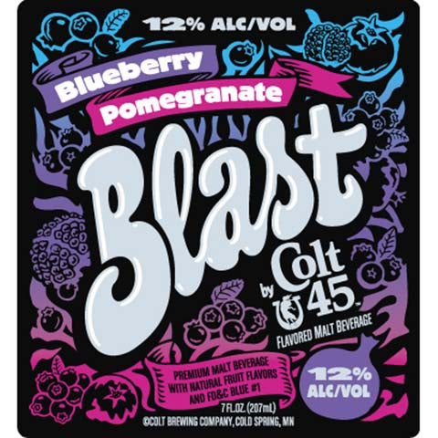 Pabst Blast by Colt 45 Blueberry Pomegranate