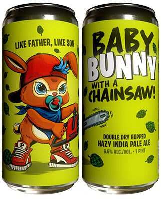 Baby Bunny With a Chainsaw!