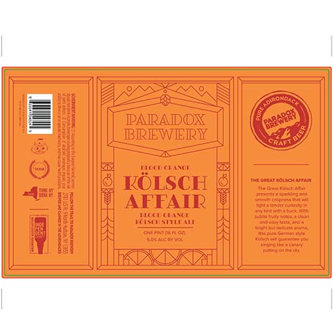 The Great Kolsch Affair: Blood Orange