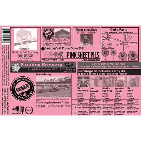 Paradox Pink Sheet